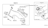 Diagram for 2007 Nissan 350Z Fender - G8113-CD030