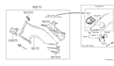 Diagram for 2007 Nissan 350Z Fender - G8101-CE434