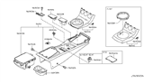 Diagram for Nissan 350Z Cup Holder - 969A1-CD000