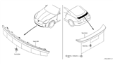 Diagram for Nissan 350Z Spoiler - K6030-CD0MM