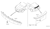 Diagram for 2005 Nissan 350Z Spoiler - K6030-CD0MM