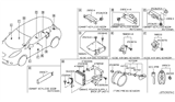 Diagram for 2017 Nissan Leaf Antenna - 285E4-C997A