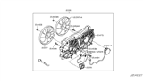 Diagram for 2012 Nissan Leaf A/C Condenser Fan - 21481-3NA0A