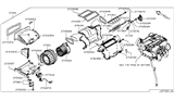 Diagram for 2012 Nissan Leaf Blower Motor - 27226-1KL0A