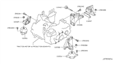 Diagram for 2011 Nissan Leaf Engine Mount - 11220-3NA0A