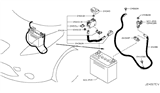 Diagram for Nissan Leaf Battery Terminal - 24105-3NA0A