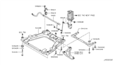 Diagram for Nissan Leaf Sway Bar Bushing - 54613-JD04A