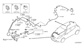 Diagram for 2012 Nissan Leaf Windshield Washer Nozzle - 28972-3NA0A