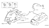 Diagram for Nissan Leaf Washer Reservoir - 28910-3NA0A