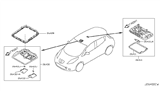 Diagram for 2011 Nissan Leaf Dome Light - 26430-1LA2A