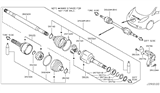 Diagram for 2012 Nissan Leaf Axle Shaft - 39100-3NA0A