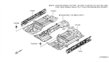 Diagram for 2011 Nissan Leaf Floor Pan - G4310-3NAMA