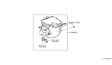 Diagram for 2012 Nissan Leaf Brake Master Cylinder - 46007-3NA2A