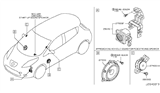 Diagram for Nissan Leaf Engine Mount - 28169-3NA0A