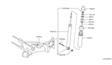 Diagram for 2011 Nissan Leaf Shock Absorber - E6210-3NA0B