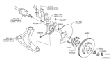 Diagram for 2011 Nissan Leaf Brake Disc - 40206-3NA0A