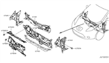 Diagram for Nissan Leaf Dash Panels - 67810-3NA0A