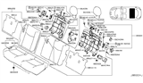 Diagram for 2011 Nissan Leaf Seat Cushion - 88300-3NA0A