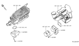 Diagram for 2017 Nissan Murano Throttle Body - 16119-3JA0B