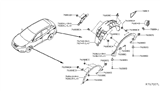 Diagram for Nissan Murano Wheelhouse - 76748-5AA0A