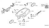 Diagram for 2017 Nissan Murano Air Bag - 98515-5AA8A