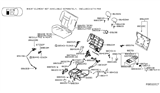 Diagram for 2015 Nissan Murano Armrest - 88700-5AB0C