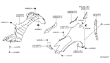 Diagram for 2017 Nissan Murano Wheelhouse - 63841-5AF0A