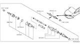 Diagram for 2016 Nissan Murano Axle Shaft - 39101-5AF0D