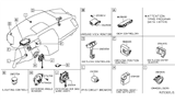 Diagram for Nissan Murano Body Control Module - 284B2-9UA0A