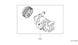 Diagram for 2016 Nissan Murano A/C Compressor - 92600-5AF0A