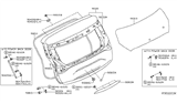 Diagram for 2019 Nissan Kicks Body Mount Hole Plug - 60895-1AA0A