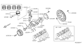 Diagram for Nissan Murano Piston Ring Set - 12033-3KY0A