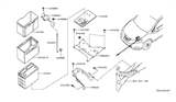 Diagram for Nissan Leaf Battery Tray - 24428-EL00A