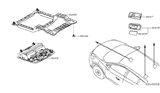 Diagram for 2018 Nissan Maxima Interior Light Bulb - 26460-3GH0A