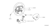 Diagram for 2017 Nissan Murano Air Bag - 98510-9UA8A