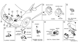 Diagram for 2016 Nissan Murano Cruise Control Module - 28438-5BA1B