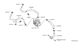 Diagram for 2014 Nissan Pathfinder Cooling Hose - 14056-3KY0B