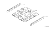 Diagram for Nissan Murano Floor Pan - 74300-5AF0A