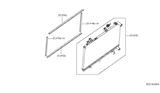 Diagram for Nissan Murano Radiator - 21460-5AF0A