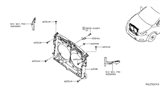 Diagram for 2016 Nissan Murano Radiator Support - 62500-5AA1A