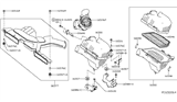 Diagram for 2017 Nissan Murano Air Filter - 16546-3KY0A