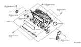 Diagram for 2014 Nissan Pathfinder Intake Manifold Gasket - 16175-3KY0A