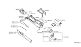 Diagram for 2017 Nissan Murano Center Console Base - 96911-5AA1A