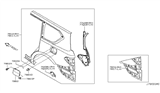 Diagram for 2022 Nissan Armada Fuel Door Hinge - 78836-1LA0A