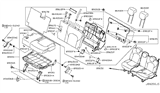 Diagram for 2022 Nissan Armada Seat Cushion - 89361-1LK5A