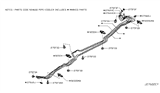 Diagram for 2018 Nissan Armada A/C Hose - 92460-5ZP1A