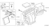 Diagram for 2021 Nissan Armada A/C Hose - 27283-1LA0A