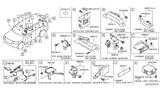 Diagram for Nissan Armada Air Bag Control Module - K8820-3ZE0A