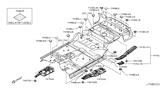 Diagram for Nissan Armada Exhaust Heat Shield - 74752-1LA0A