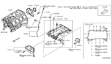 Diagram for 2018 Nissan Armada Oil Pan - 11110-EZ30B